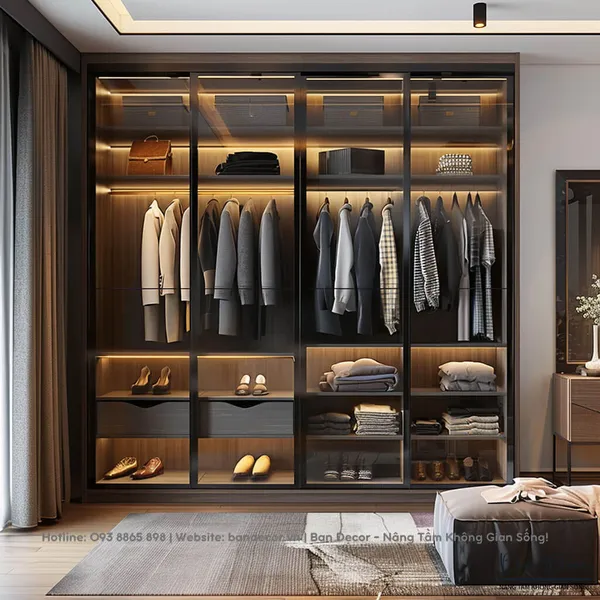 TỦ QUẦN ÁO CÁNH KÍNH CK 21