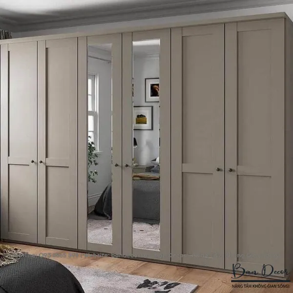 TỦ QUẦN ÁO GỖ CÔNG NGHIỆP CN 19