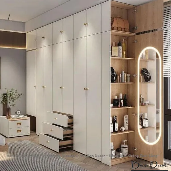 TỦ QUẦN ÁO GỖ CÔNG NGHIỆP CN 40