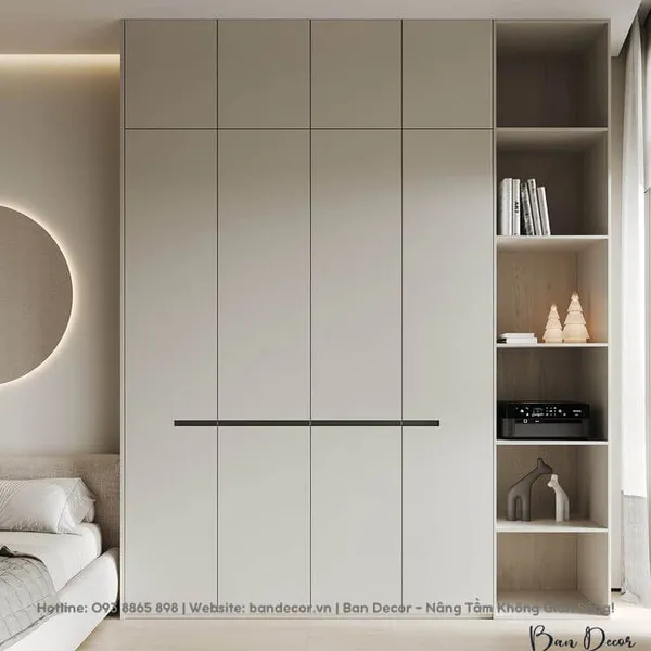 TỦ QUẦN ÁO GỖ CÔNG NGHIỆP CN 42 