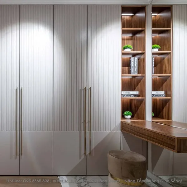 TỦ QUẦN ÁO GỖ CÔNG NGHIỆP CN 55