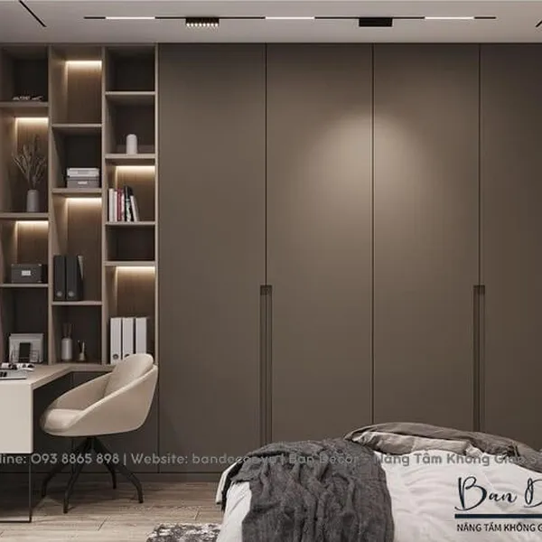 TỦ QUẦN ÁO GỖ CÔNG NGHIỆP CN 81