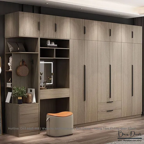 TỦ QUẦN ÁO GỖ CÔNG NGHIỆP CN 85