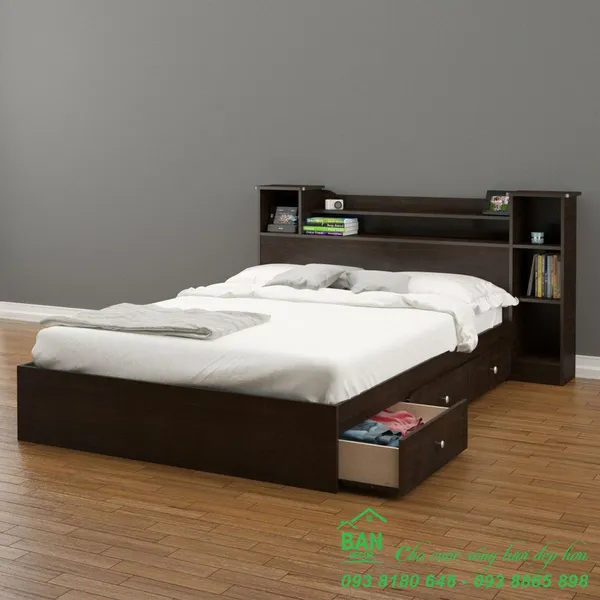GIƯỜNG NGỦ CÓ NGĂN KÉO N314