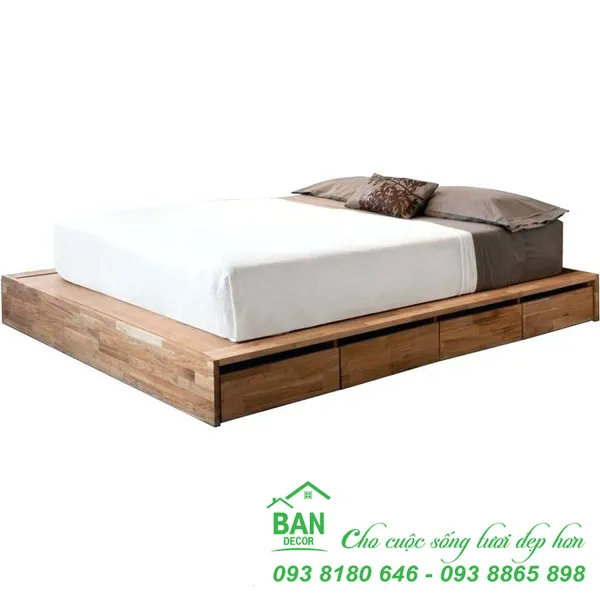 GIƯỜNG NGỦ CÓ NGĂN KÉO N315