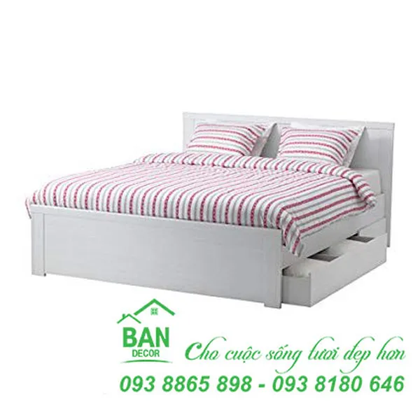 GIƯỜNG NGỦ CÓ NGĂN KÉO N317