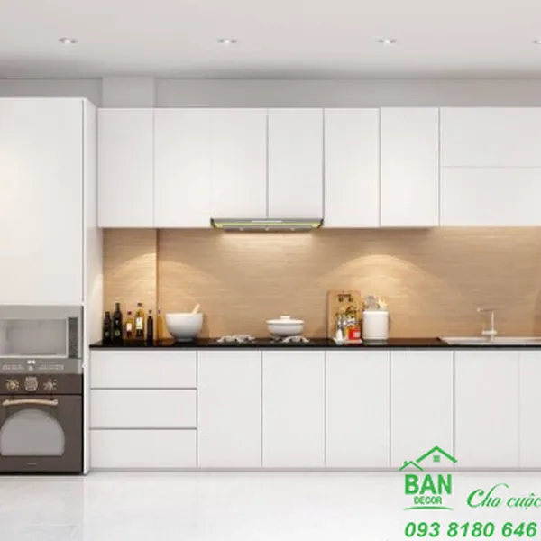  TỦ BẾP GỖ CÔNG NGHIỆP TB 822