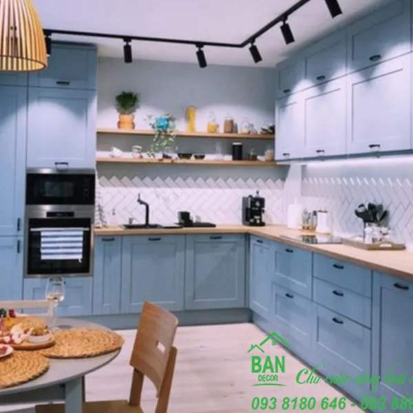 Tủ Bếp Chữ L Đẹp TL 016