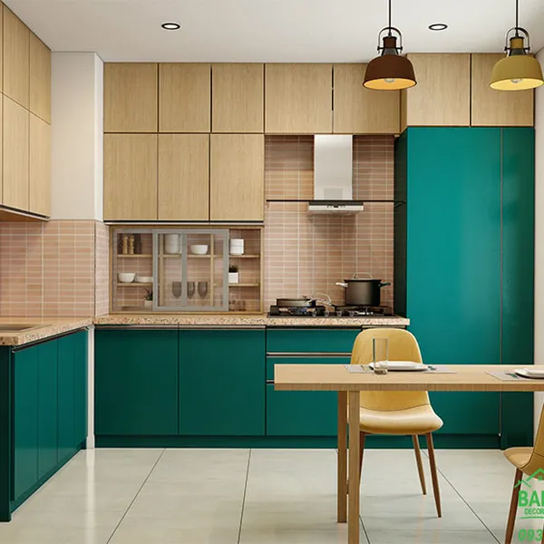 Tủ Bếp Chữ L Đẹp TL 033