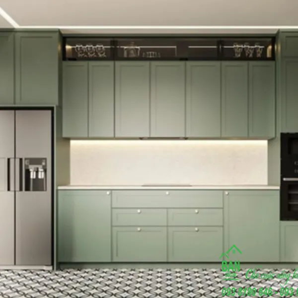  TỦ BẾP ĐẸP CHỮ I TB 521