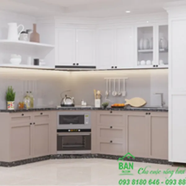  TỦ BẾP ĐẸP HIỆN ĐẠI TB 564