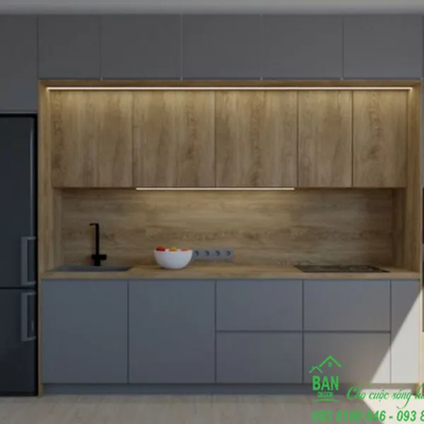  TỦ BẾP ĐẸP HIỆN ĐẠI TB 571