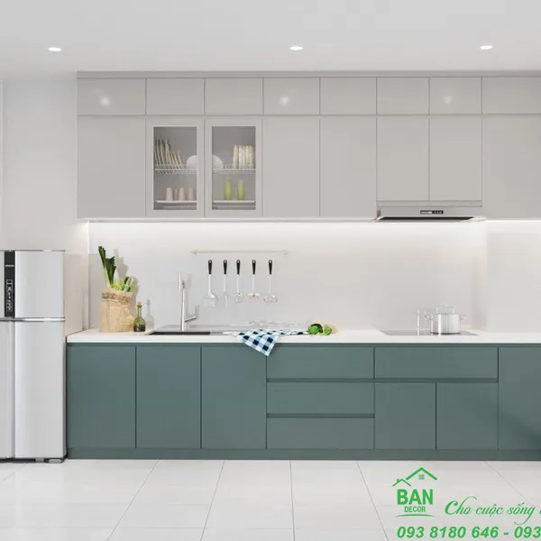  TỦ BẾP GỖ CÔNG NGHIỆP TB 511