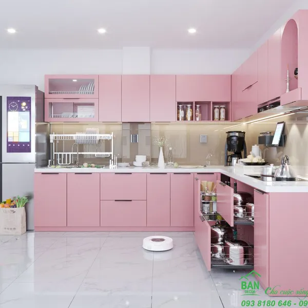  TỦ BẾP GỖ CÔNG NGHIỆP TB 567