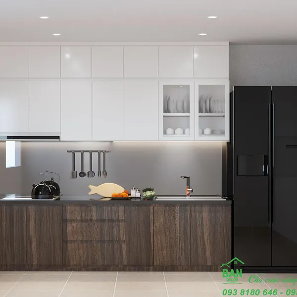 TỦ BẾP GỖ CÔNG NGHIỆP TB 40