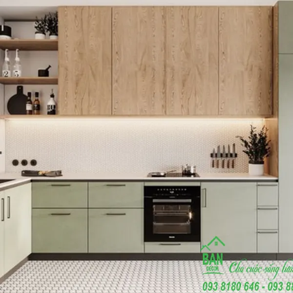  TỦ BẾPNHỎ ĐẸP CHỮ I TB545