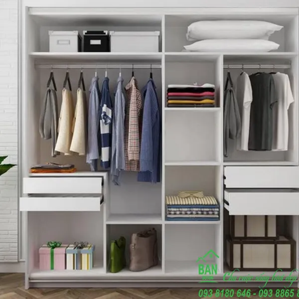 TỦ QUẦN ÁO ÂM TƯỜNG AT 113