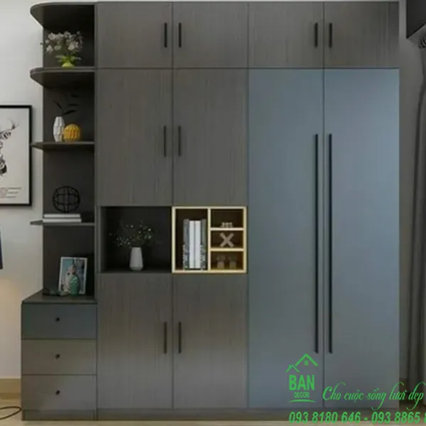 TỦ QUẦN ÁO CHỮ L -  TL 05