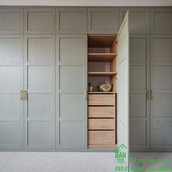 TỦ QUẦN ÁO CHỮ L -  TL 07