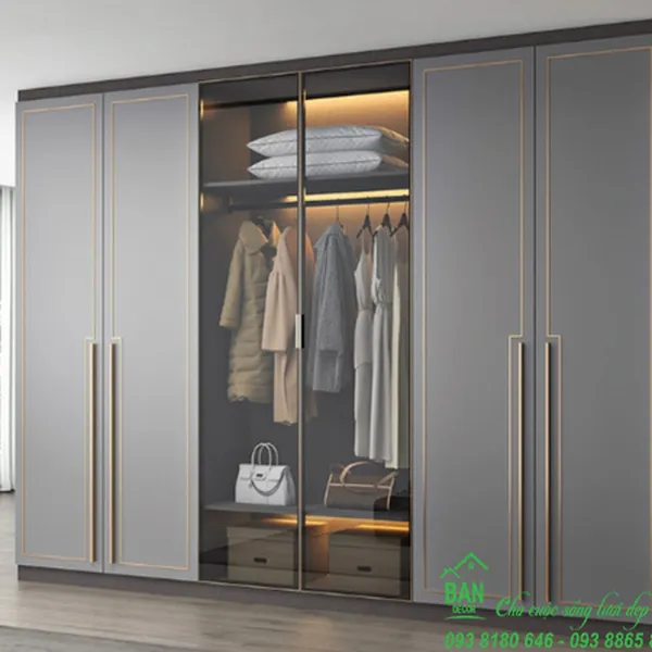 TỦ QUẦN ÁO CHỮ L -  TL 19