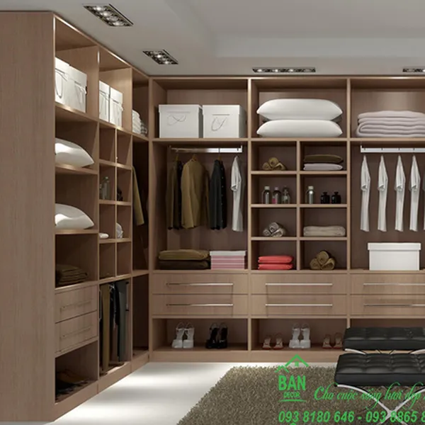 TỦ QUẦN ÁO CHỮ L -  TL 25