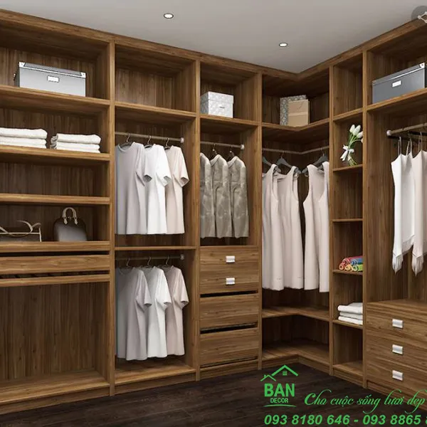 TỦ QUẦN ÁO CHỮ L -  TL 26