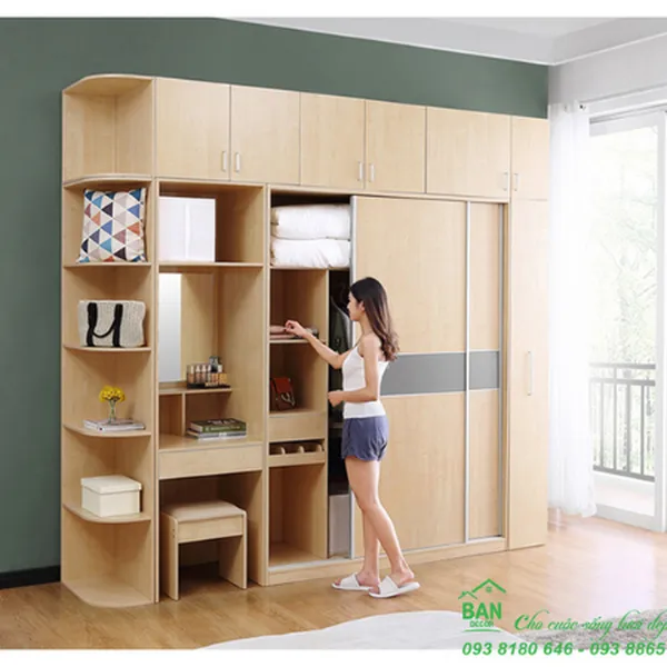 TỦ QUẦN ÁO CỬA LÙA CL 514