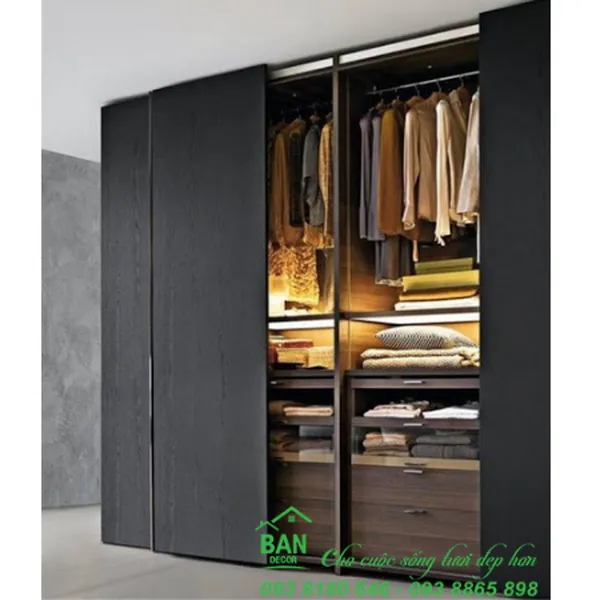TỦ QUẦN ÁO CỬA LÙA CL 517