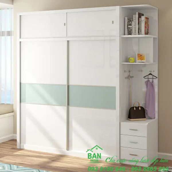 TỦ QUẦN ÁO CỬA LÙA CL 518