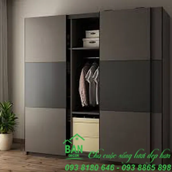 TỦ QUẦN ÁO CỬA LÙA CL 535