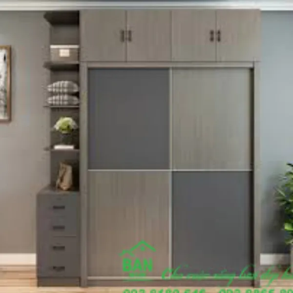 TỦ QUẦN ÁO CỬA LÙA CL 539
