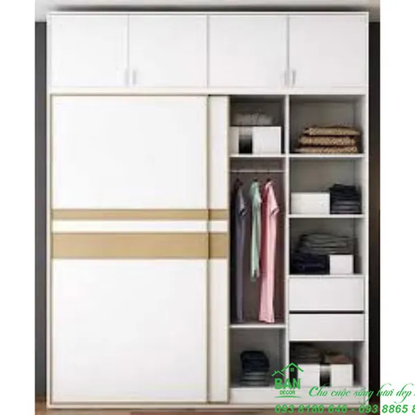 TỦ QUẦN ÁO CỬA LÙA CL 546