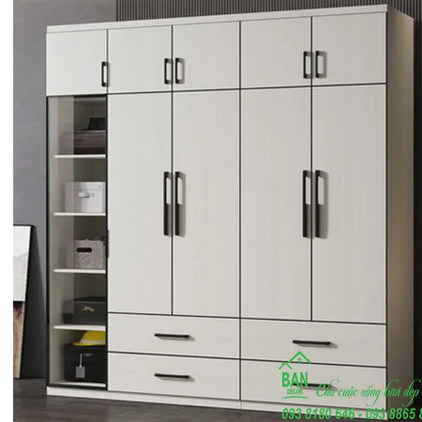  Tủ Quần Áo Đẹp Hiện Đại TA 357