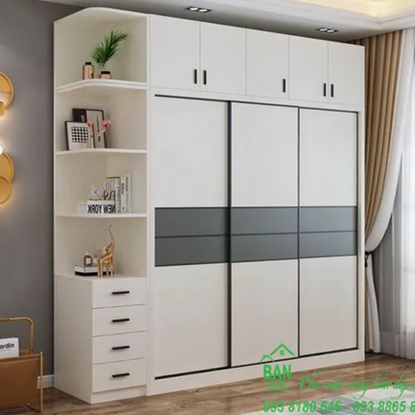 Tủ Quần Áo Đẹp Hiện Đại T356