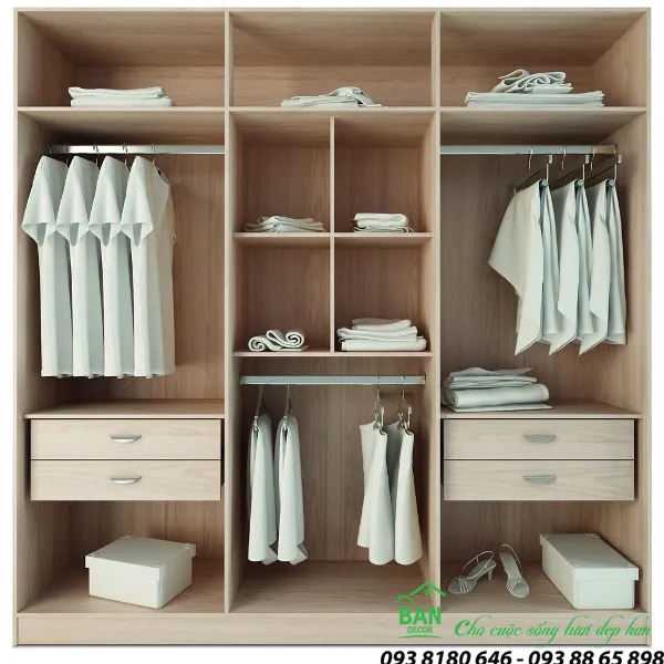 Tủ Quần Áo Đẹp Giá Rẻ T344