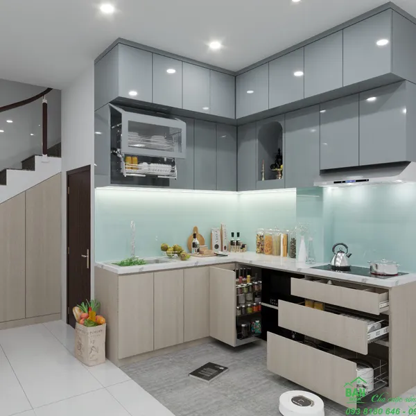  TỦ BẾP ACRYLIC AC 26