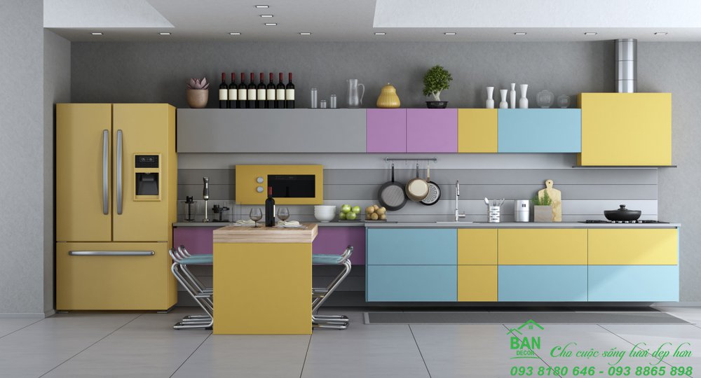 Mẫu Tủ Bếp Acrylic Mới Nhất Đẹp Hiện Đại | Bandecor.vn