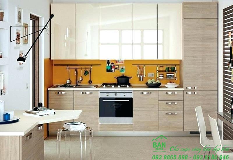 Tủ Bếp Acrylic Bóng Gương Đẹp Sang Trọng | Bandecor.vn