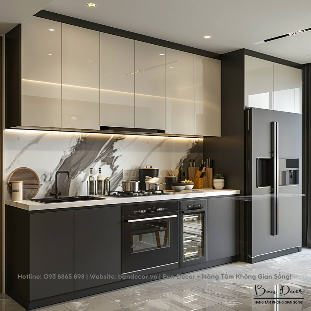 Tủ bêp gỗ công nghiệp