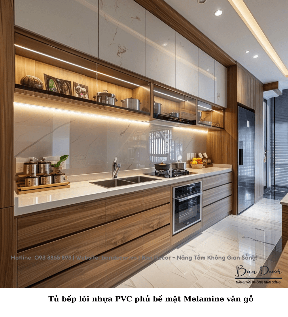 Tủ bếp nhựa Acrylic