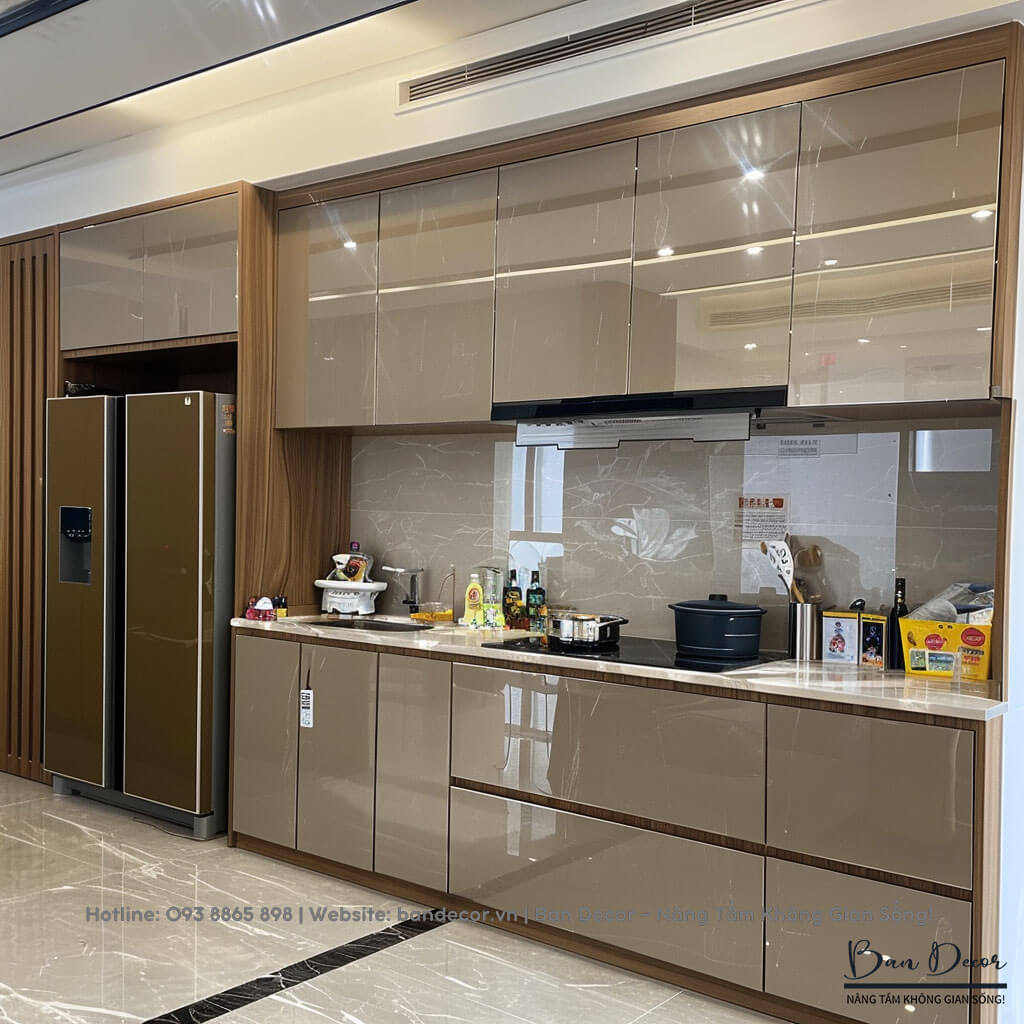 Tủ bếp nhựa Acrylic