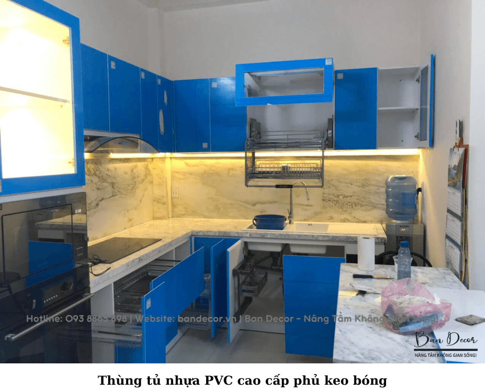 Tủ bếp nhựa cao cấp