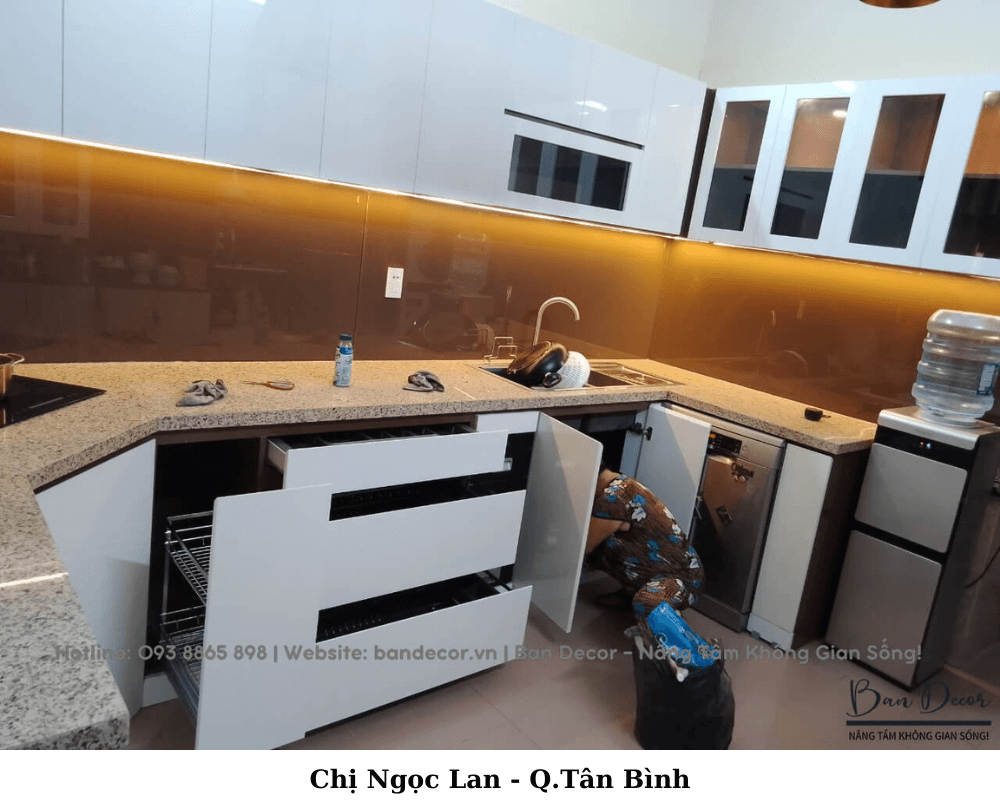 Tủ bếp nhựa cao cấp