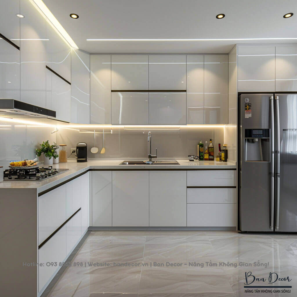 Tủ bếp nhựa cao cấp