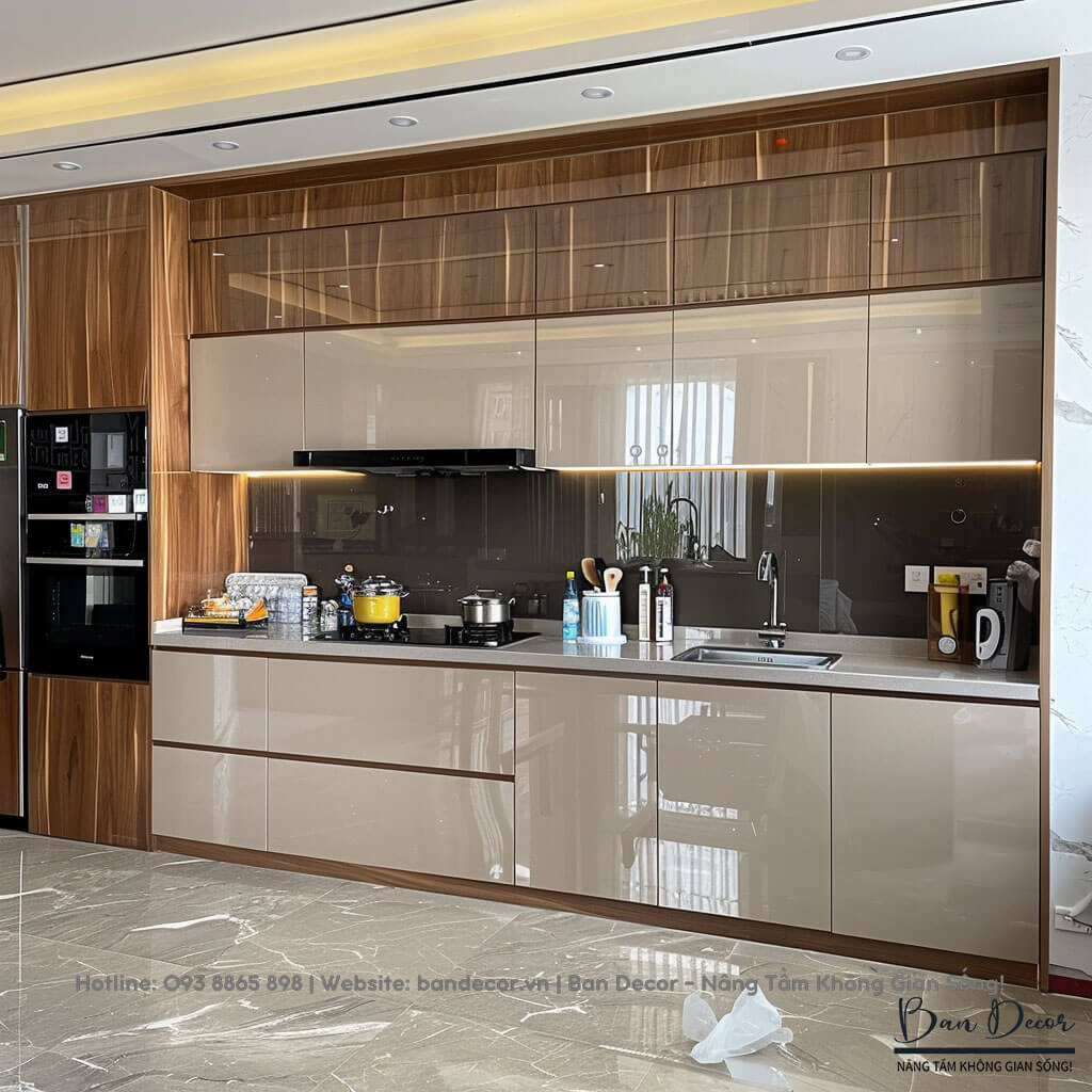 Tủ bếp nhựa cao cấp