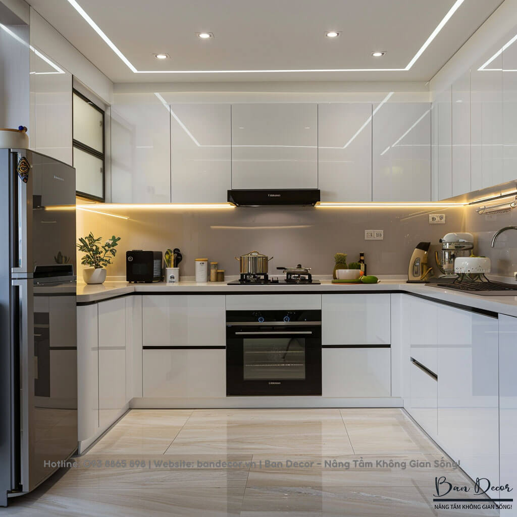 Tủ bếp nhựa cao cấp