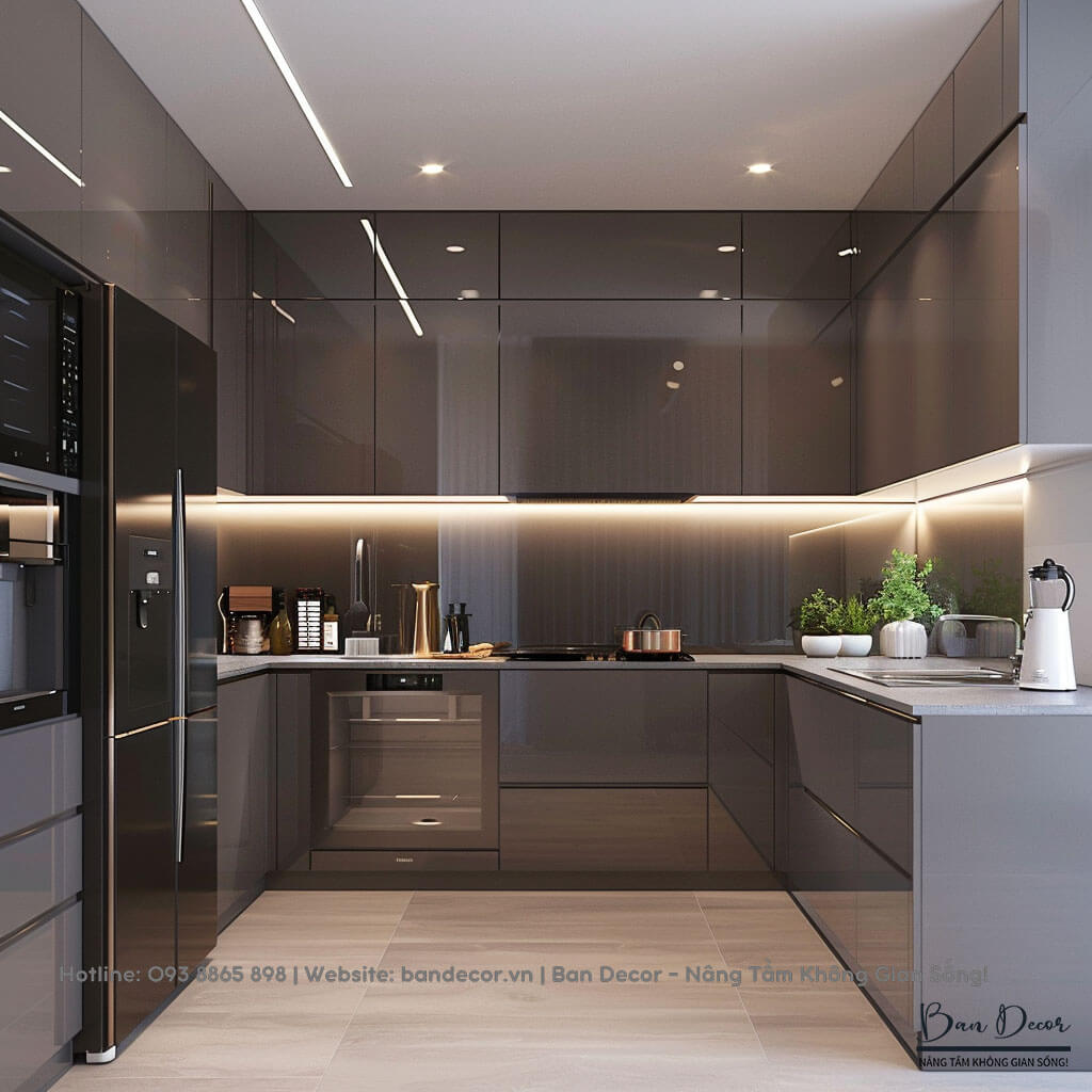 Tủ bếp nhựa cao cấp