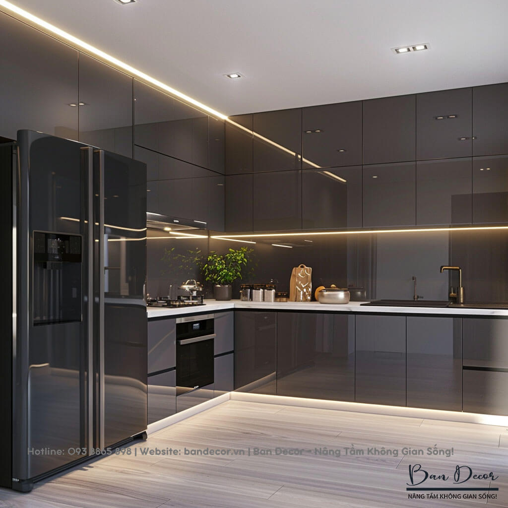 Tủ bếp nhựa cao cấp