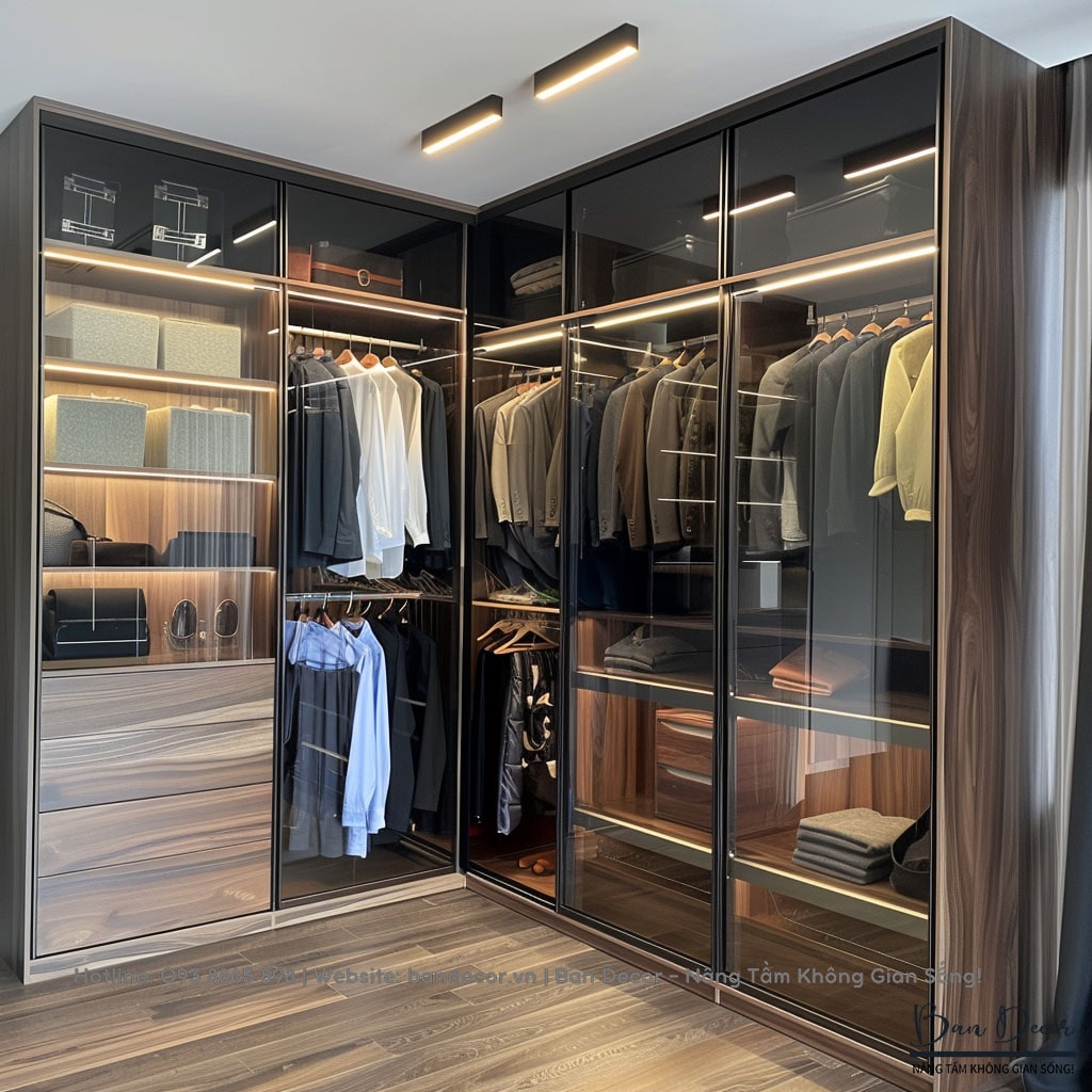 Tủ quần áo cánh kính lùa