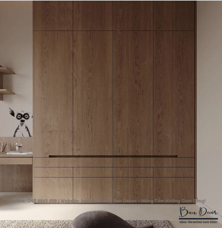 Tủ quần áo gỗ công nghiệp